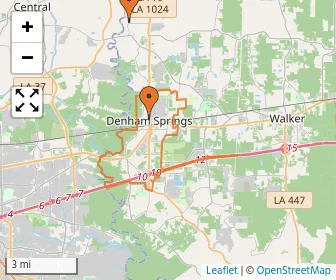 Area schools map